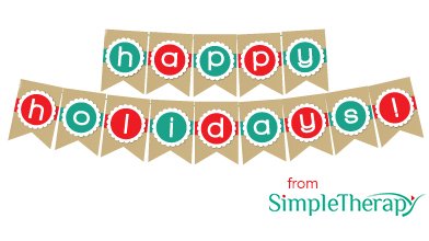 Happy Holidays from SimpleTherapy