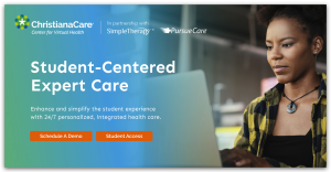 Student Care Solution - SimpleTherapy Partners with Christiana Care and Pursue Care